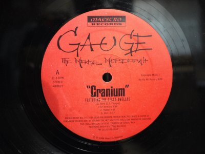 画像1: GAUGE THE MENTAL MURDERAH / CRANIUM