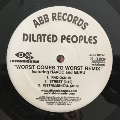 画像2: DILATED PEOPLES / WORST COMES TO WORST (Remix)