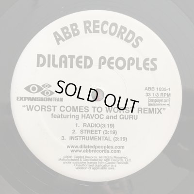 画像2: DILATED PEOPLES / WORST COMES TO WORST (Remix)