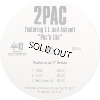 画像2: 2PAC FEATURING T.I. & ASHANTI ‎/ PAC'S LIFE  (US-PROMO)