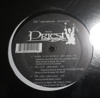 画像1: PRIEST DA NOMAD / BACK 'N DA WORLD (SS盤)