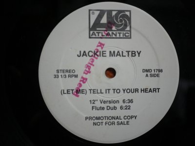 画像1: JACKIE MALTBY / (LET ME) TELL IT TO YOUR HEART (US-PROMO)