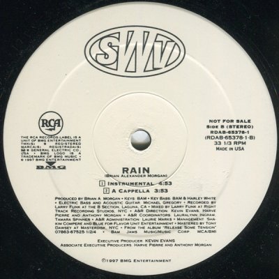 画像2: SWV / RAIN (US-PROMO)