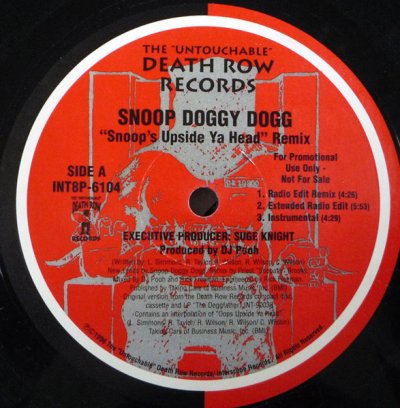 画像2: SNOOP DOGGY DOGG /  SNOOP'S UPSIDE YA HEAD (Remix) (US-PROMO)