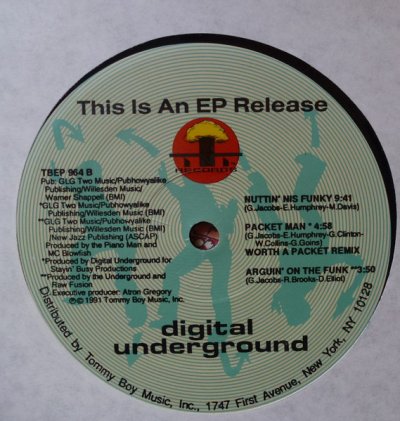 画像2: DIGITAL UNDERGROUND / THIS IS AN E.P. RELEASE 