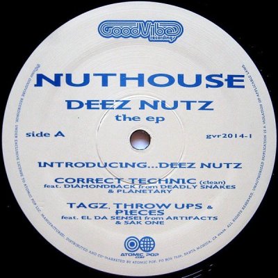 画像3: NUTHOUSE / DEEZ NUTZ (THE EP)