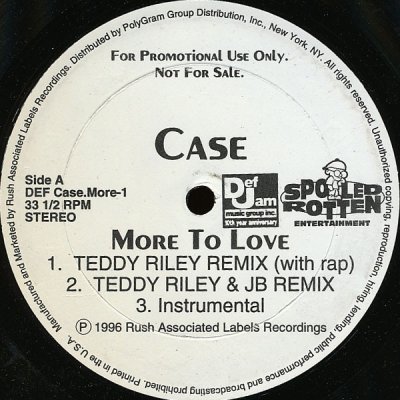 画像1: CASE / MORE TO LOVE (US-PROMO)