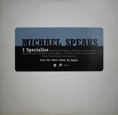 画像1: MICHAEL SPEAKS / I SPECIALIZE (US-PROMO)
