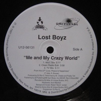 画像1: LOST BOYZ / ME AND MY CRAZY WORLD