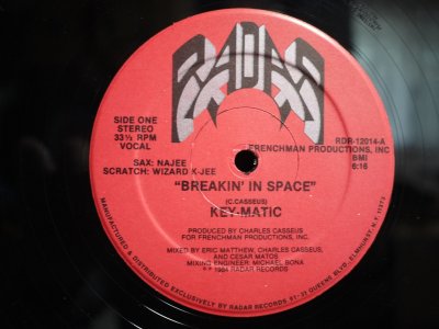 画像2: KEY-MATIC / BREAKIN' IN SPACE