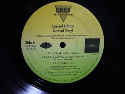 画像2: DRES THE BLACK SHEEP / SPECIAL EDITION LIMITED VINYL