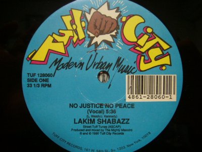 画像1: LAKIM SHABAZZ / NO JUSTICE NO PEACE