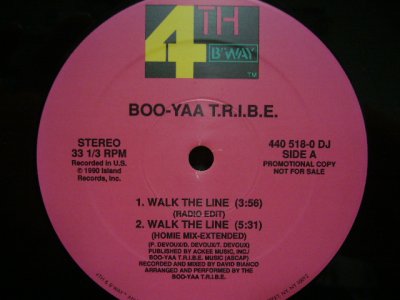 画像1: BOO-YAA T.R.I.B.E / WALK THE LINE  (¥500)