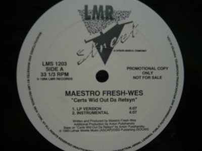 画像1: MAESTRO FRESH WES/CERTS WID OUT DA RETSYN