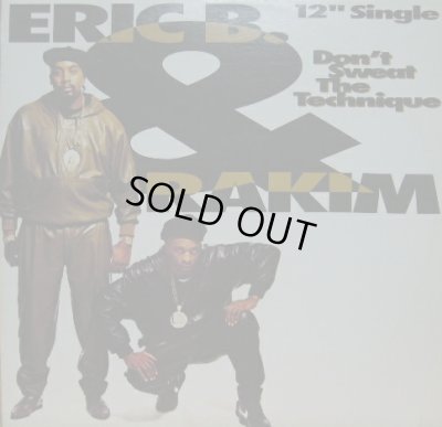 画像1: ERIC B. & RAKIM / DON'T SWEAT THE TECHNIQUE 