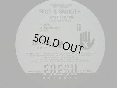 画像1: NICE & SMOOTH / FUNKY FOR YOU 