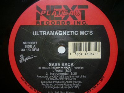 画像1: ULTRAMAGNETIC MC'S / EASE BACK