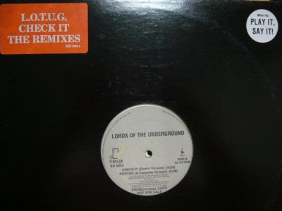 画像1: LORDS OF THE UNDERGROUND / CHECK IT (THE REMIX)