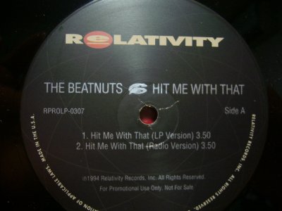 画像1: THE BEATNUTS / HIT ME WITH THAT 