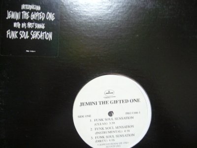 画像1: JEMINI THE GIFTED ONE / FUNK SOUL SENSATION (US-PROMO)