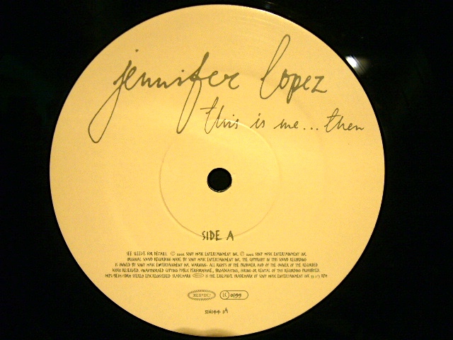 JENNIFER LOPEZ ‎/ THIS IS ME  THEN (UK-2LP) - SOURCE RECORDS (ソースレコード）