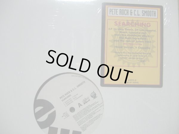 画像1: PETE ROCK & C.L. SMOOTH / SEARCHING (JPN 12”) (1)