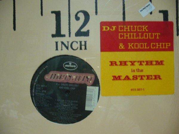 画像1: DJ CHUCK CHILLOUT & KOOL CHIP / RHYTHM IS THE MASTER (1)