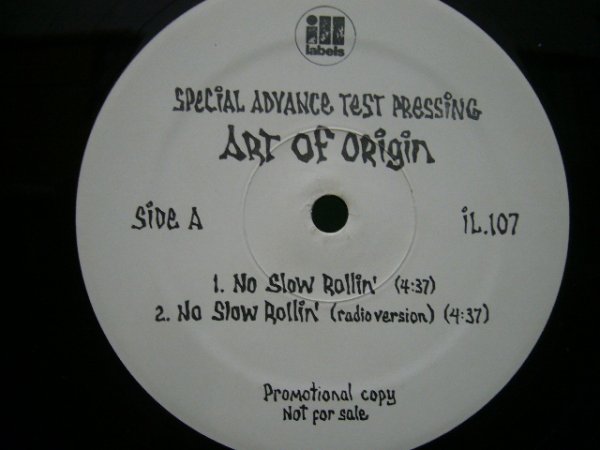 画像1: THE ART OF ORIGIN / NO SLOW ROLLIN' (1)