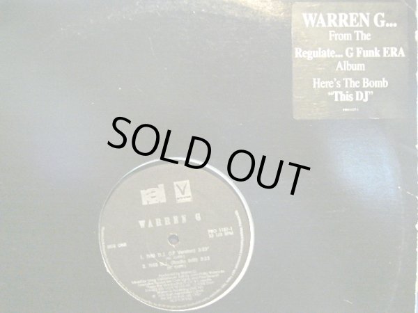 画像1: WARREN G / THIS D.J.  (US-PROMO) (1)