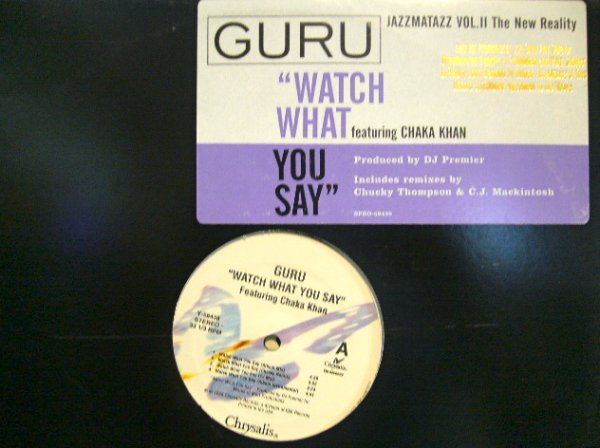 画像1: GURU / WATCH WHAT YOU SAY (1)