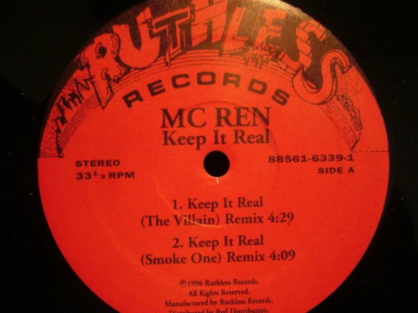画像1: MC REN / KEEP IT REAL (1)
