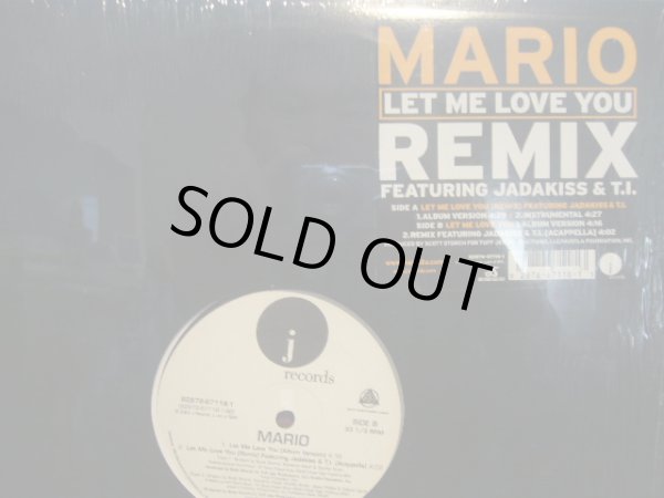 画像1: MARIO / LET ME LOVE YOU (REMIX) (1)
