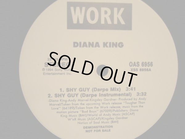 画像1: DIANA KING / SHY GUY  (DARPE MIX) (1)