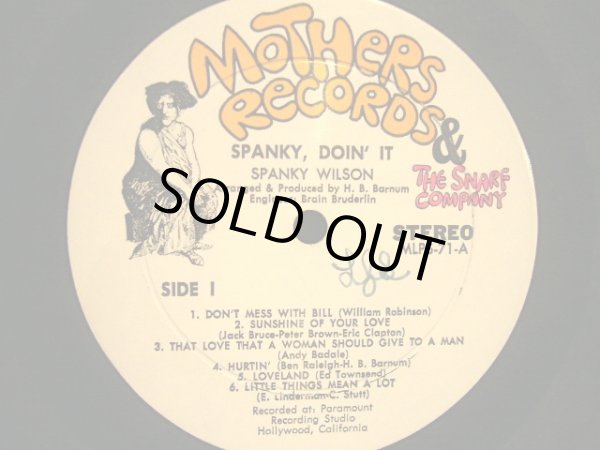 画像3: SPANKY WILSON / DOIN' IT (3)