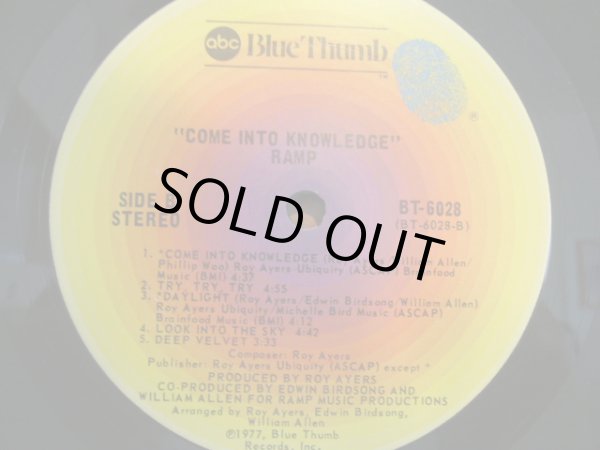 画像4: RAMP / COME INTO KNOWLEDGE (4)