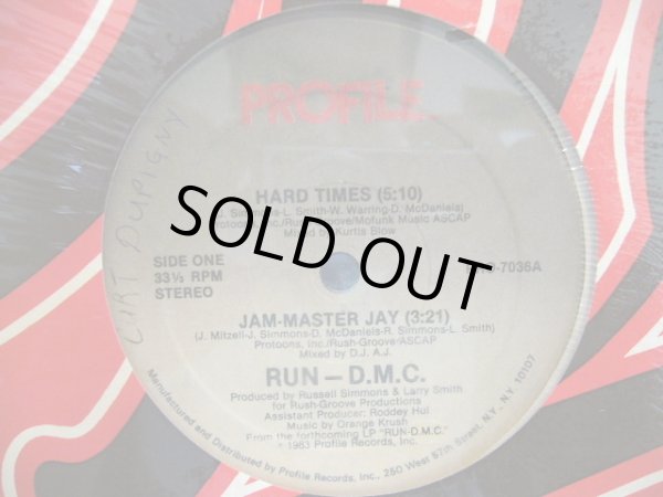 画像1: RUN-D.M.C. / HARD TIMES / JAM-MASTER JAY (1)
