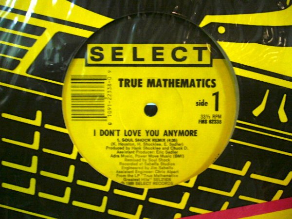 画像1: TRUE MATHEMATICS / I DON'T LOVE YOU ANY MORE  (¥1000) (1)