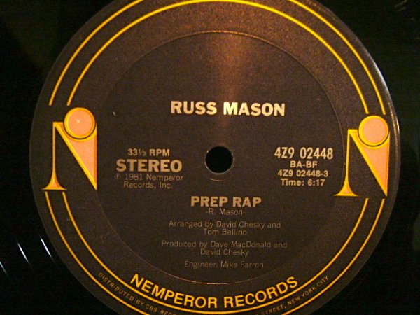 画像1: RUSS MASON / PREP RAP (1)