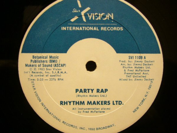 画像1: RHYTHM MAKERS LTD. / PARTY RAP (1)