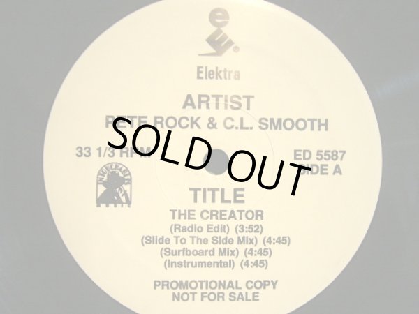 画像3: PETE ROCK & C.L.SMOOTH / THE CREATOR / MECCA AND THE SOUL BROTHER (3)