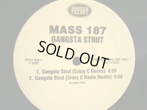 画像1: MASS 187 / GANGSTA STRUT (1)