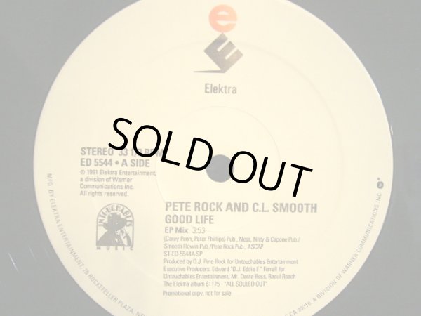 画像3: PETE ROCK & C.L. SMOOTH / GOOD LIFE (PROMO)  (3)