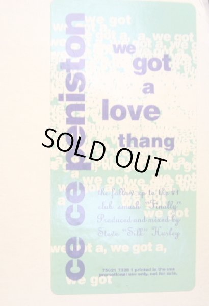 画像2: CE CE PENISTON / WE GOT A LOVE THANG (12"× 2） (2)