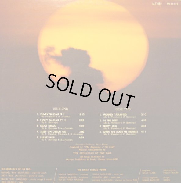 画像2: THE BEGINNING OF THE END / FUNKY NASSAU (LP) (2)