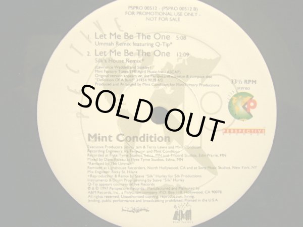 画像2: MINT CONDITION / LET ME BE THE ONE (2)