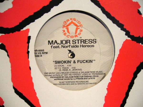 画像1: MAJOR STRESS / SMOKIN' & FUCKIN (1)
