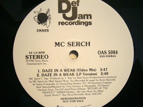 画像1: MC SERCH / DAZE IN A WEAK (1)