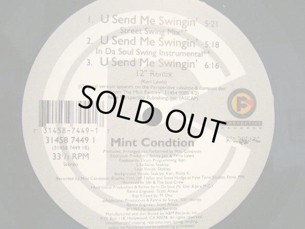 画像3: MINT CONDITION / U SEND ME SWINGIN' (3)