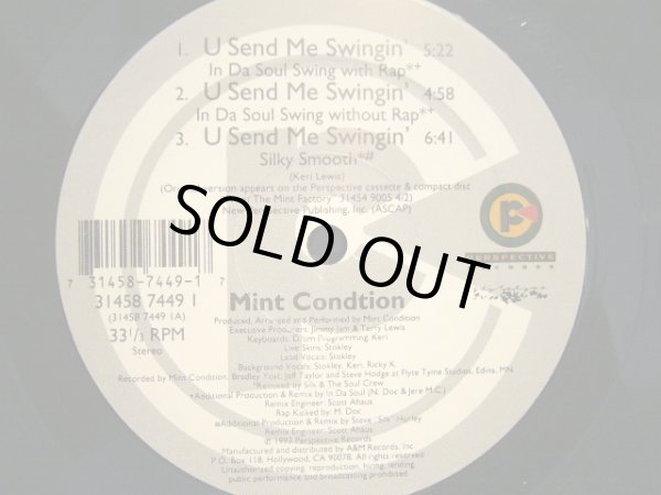 画像4: MINT CONDITION / U SEND ME SWINGIN' (4)