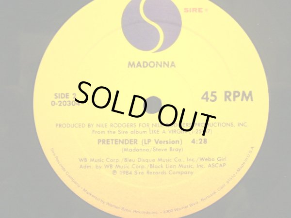 画像2: MADONNA / MATERIAL GIRL   (¥1000) (2)